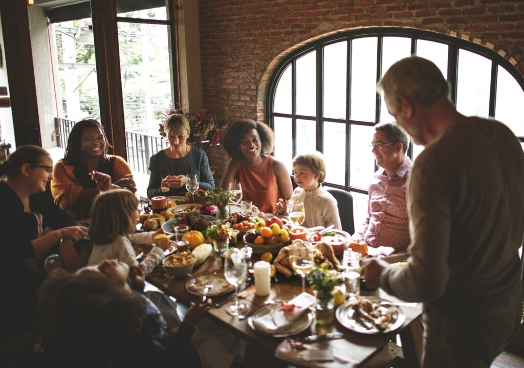 Thanksgiving Celebration Tradition Family Dinner Concept