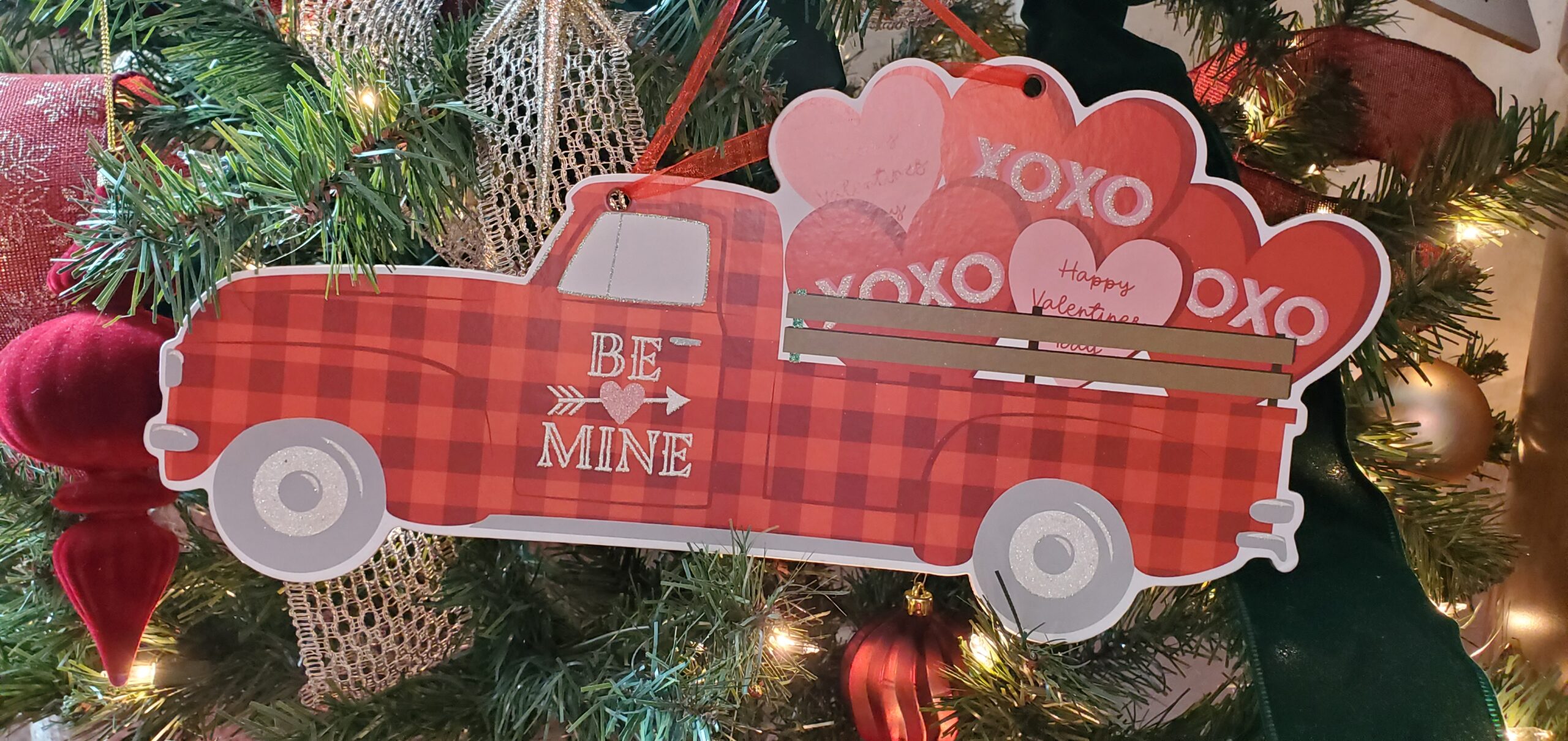 Be mine pick up truck ornament